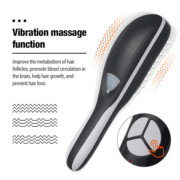 Electric Massage Comb - LED Therapy for Hair Growth