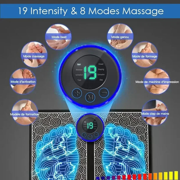 Electronic Foot Massager - EMS Pulse Stimulation