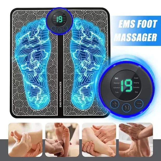 Electronic Foot Massager - EMS Pulse Stimulation