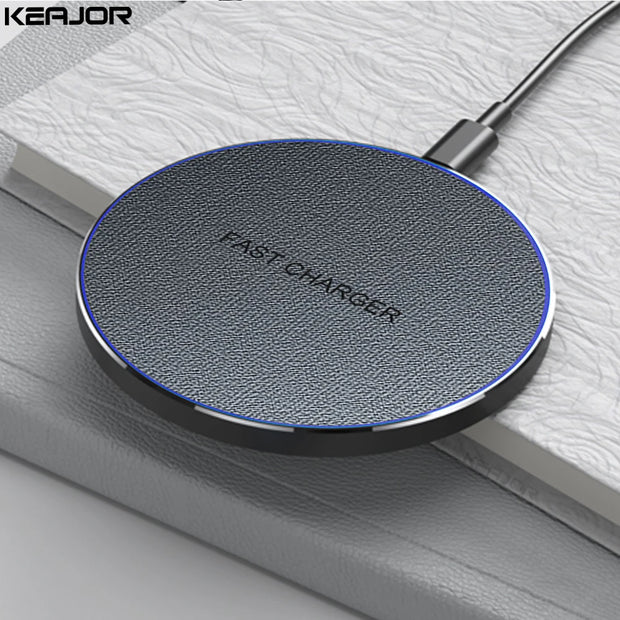 Fast Wireless Charging Pad for iPhone & Samsung Devices